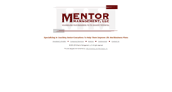 Desktop Screenshot of mentormanagementllc.com